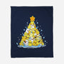 Ducks Christmas Tree-None-Fleece-Blanket-Vallina84