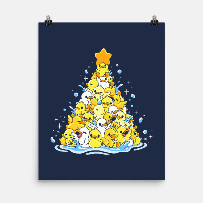 Ducks Christmas Tree-None-Matte-Poster-Vallina84