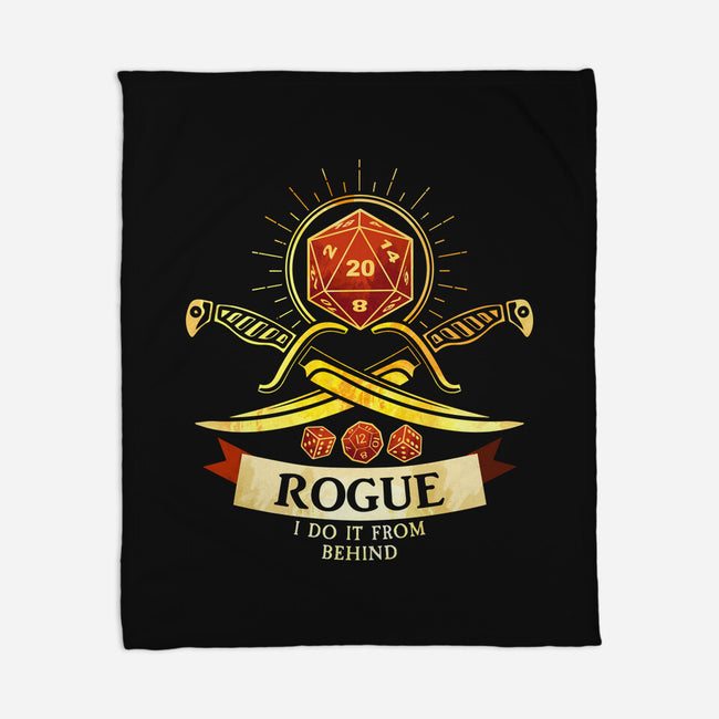 Rogue D20-None-Fleece-Blanket-D20 Tees