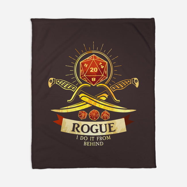 Rogue D20-None-Fleece-Blanket-D20 Tees