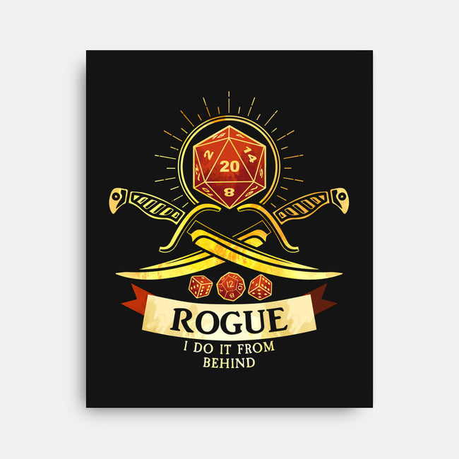 Rogue D20-None-Stretched-Canvas-D20 Tees