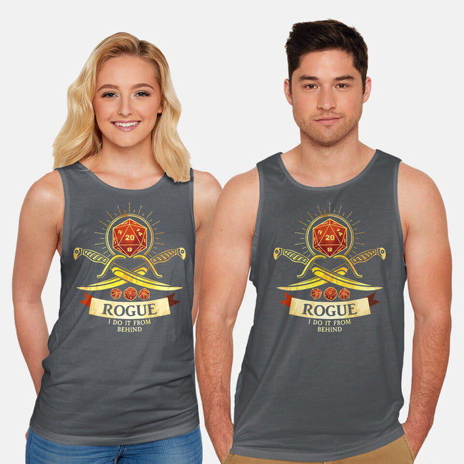 Rogue D20-Unisex-Basic-Tank-D20 Tees