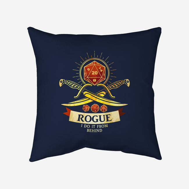 Rogue D20-None-Removable Cover w Insert-Throw Pillow-D20 Tees