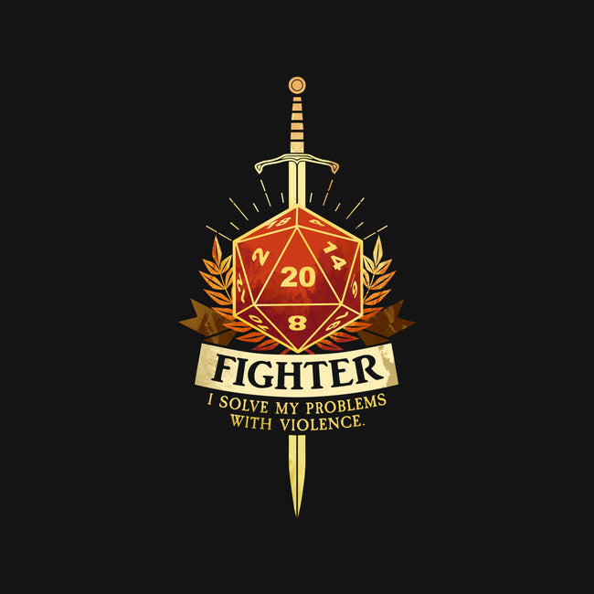 Fighter D20-Youth-Pullover-Sweatshirt-D20 Tees