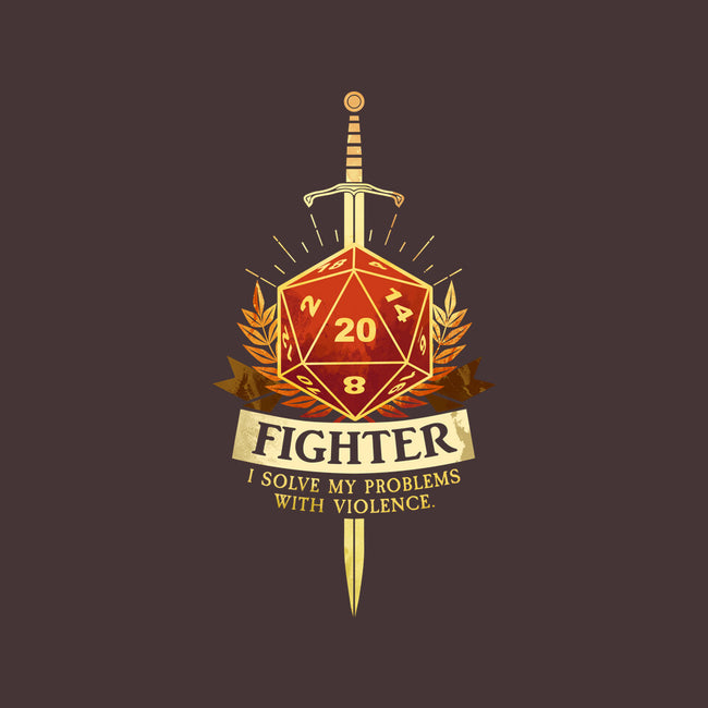 Fighter D20-None-Glossy-Sticker-D20 Tees