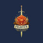 Fighter D20-None-Glossy-Sticker-D20 Tees