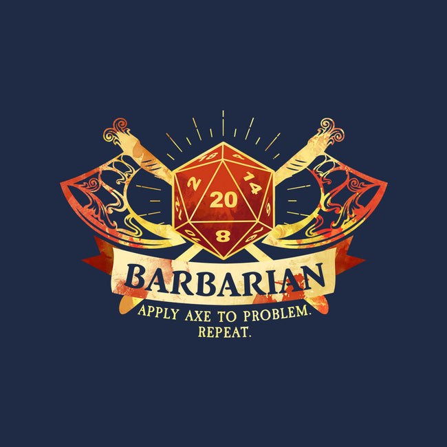 Barbarian-Womens-Fitted-Tee-D20 Tees