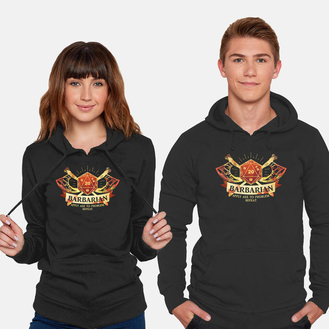 Barbarian-Unisex-Pullover-Sweatshirt-D20 Tees