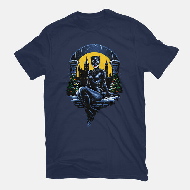 Christmas Kitty-Mens-Premium-Tee-daobiwan