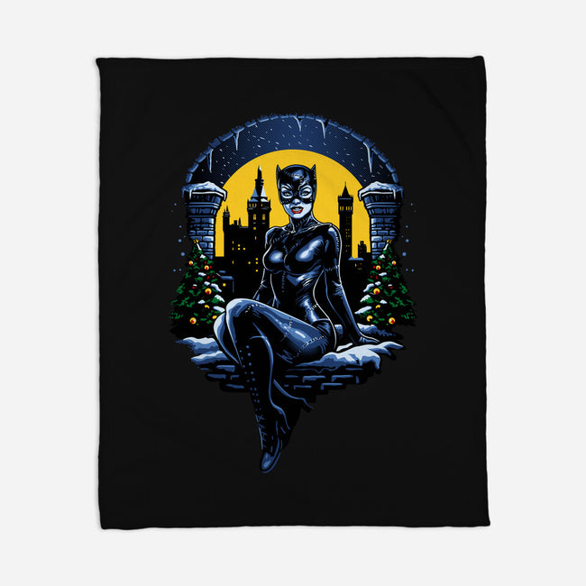 Christmas Kitty-None-Fleece-Blanket-daobiwan