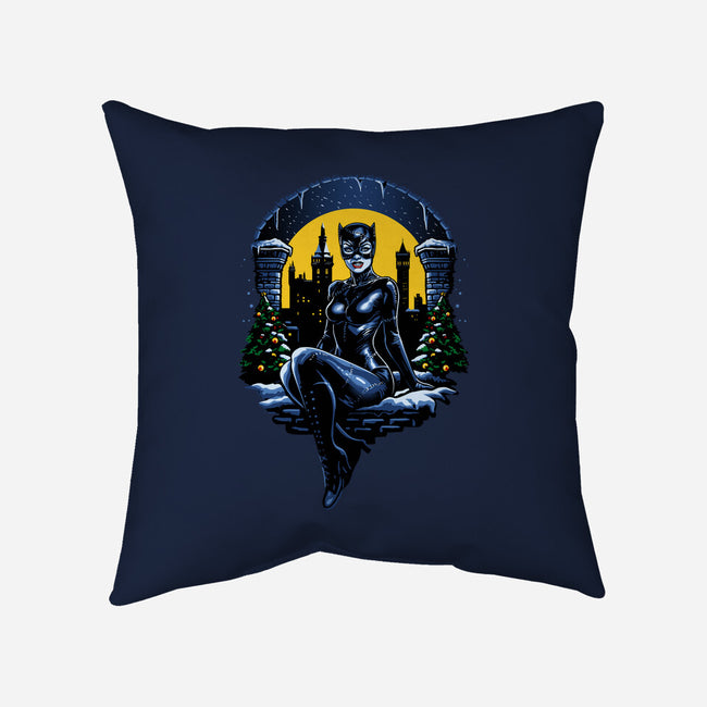 Christmas Kitty-None-Removable Cover w Insert-Throw Pillow-daobiwan