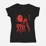 This Is Gonna Hurt-Womens-V-Neck-Tee-dalethesk8er