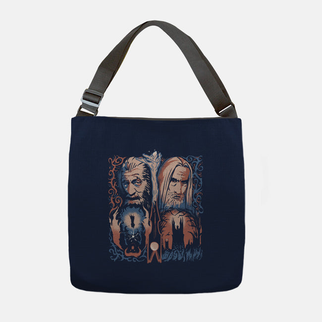 Two Wizards-None-Adjustable Tote-Bag-IKILO