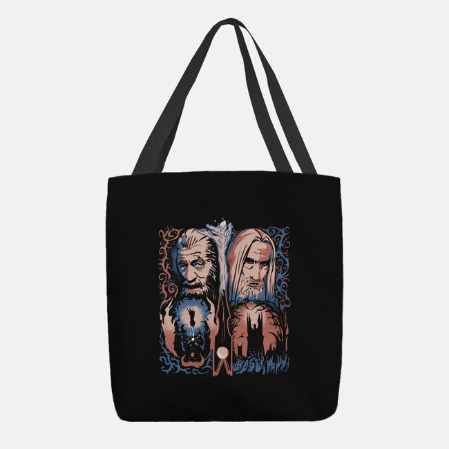 Two Wizards-None-Basic Tote-Bag-IKILO