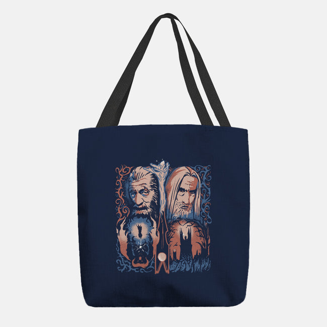 Two Wizards-None-Basic Tote-Bag-IKILO