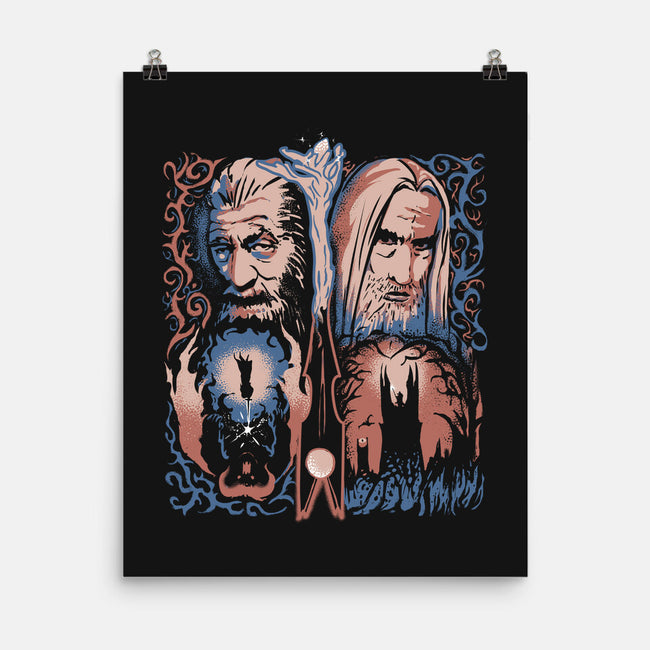 Two Wizards-None-Matte-Poster-IKILO