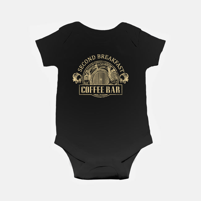 Second Breakfast Coffee Bar-Baby-Basic-Onesie-fanfabio