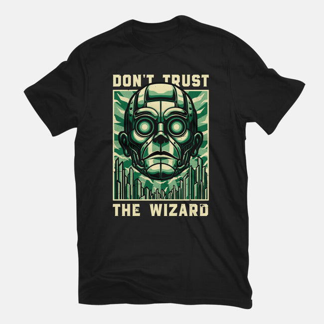 The Wizard Lies-Womens-Fitted-Tee-Studio Mootant