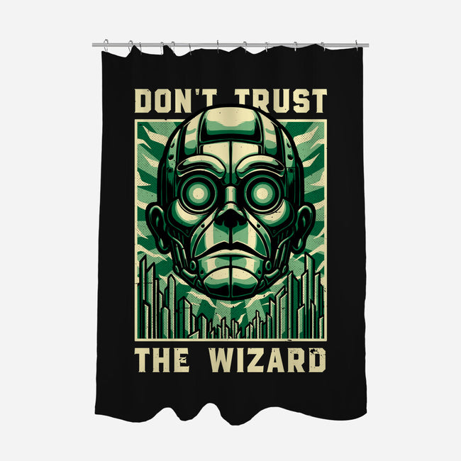 The Wizard Lies-None-Polyester-Shower Curtain-Studio Mootant