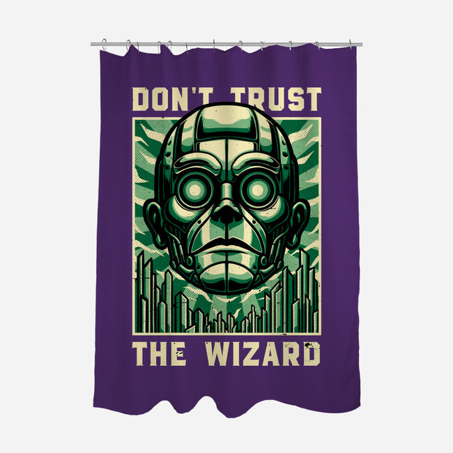 The Wizard Lies-None-Polyester-Shower Curtain-Studio Mootant