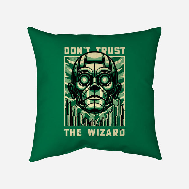 The Wizard Lies-None-Removable Cover w Insert-Throw Pillow-Studio Mootant