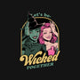 Green Pink Witches-Womens-Basic-Tee-Studio Mootant