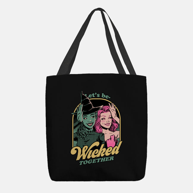 Green Pink Witches-None-Basic Tote-Bag-Studio Mootant