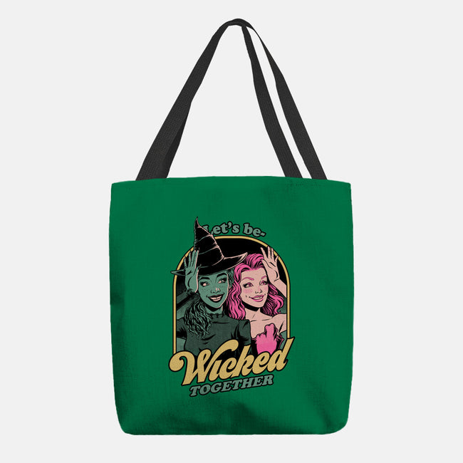 Green Pink Witches-None-Basic Tote-Bag-Studio Mootant