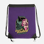 Green Pink Witches-None-Drawstring-Bag-Studio Mootant