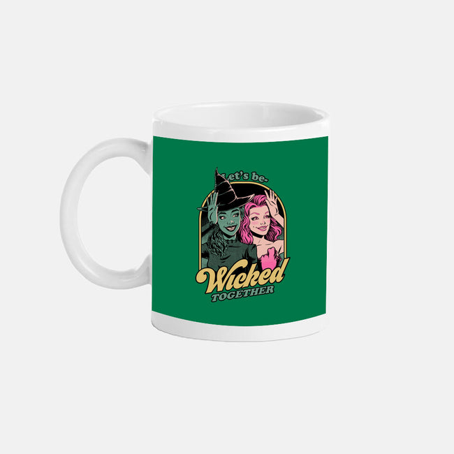 Green Pink Witches-None-Mug-Drinkware-Studio Mootant