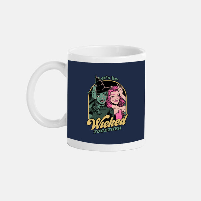 Green Pink Witches-None-Mug-Drinkware-Studio Mootant