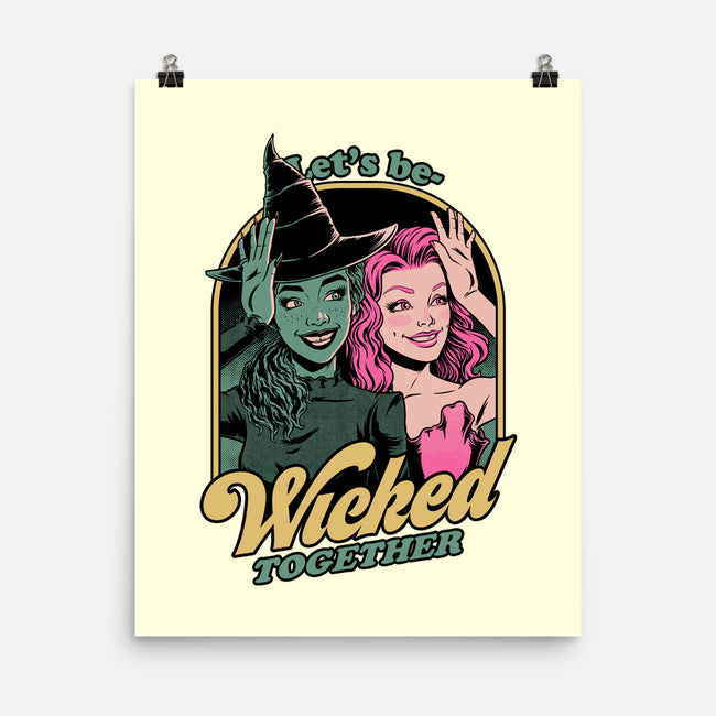 Green Pink Witches-None-Matte-Poster-Studio Mootant