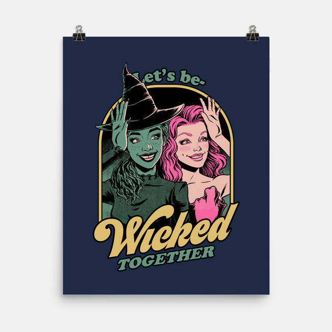 Green Pink Witches-None-Matte-Poster-Studio Mootant