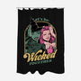 Green Pink Witches-None-Polyester-Shower Curtain-Studio Mootant