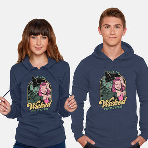 Green Pink Witches-Unisex-Pullover-Sweatshirt-Studio Mootant