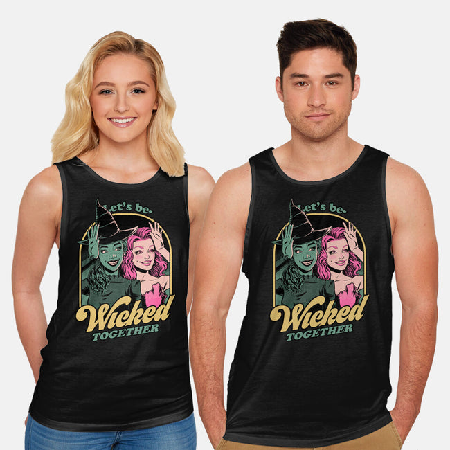 Green Pink Witches-Unisex-Basic-Tank-Studio Mootant