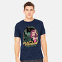 Green Pink Witches-Mens-Heavyweight-Tee-Studio Mootant