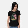 Green Pink Witches-Womens-Basic-Tee-Studio Mootant