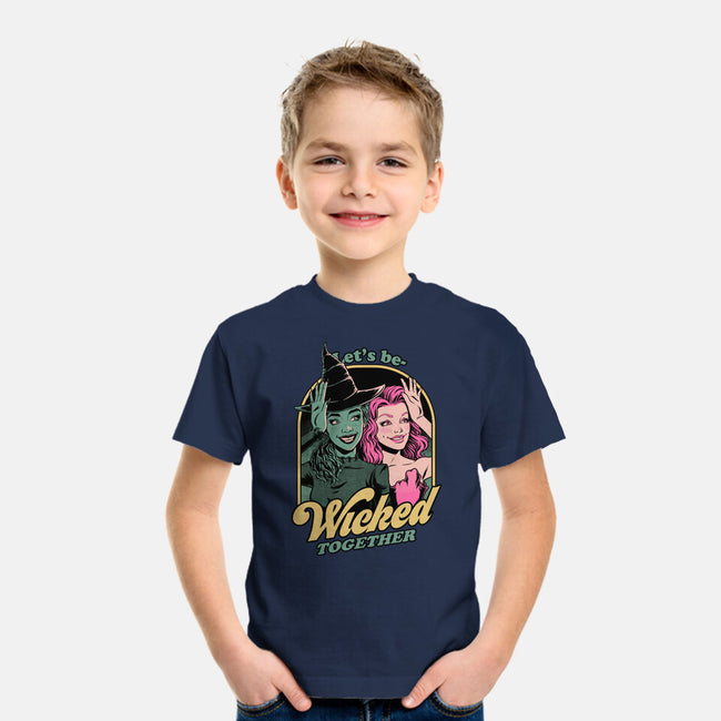 Green Pink Witches-Youth-Basic-Tee-Studio Mootant