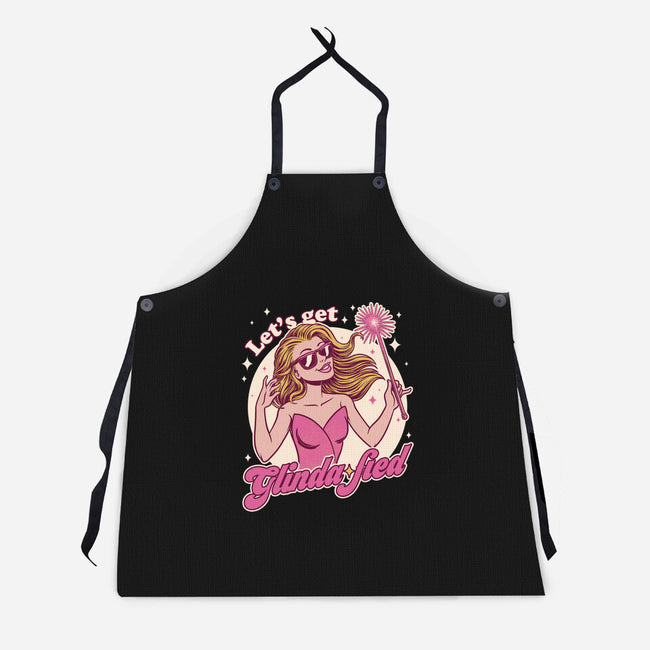 Glamour Pink Witch-Unisex-Kitchen-Apron-Studio Mootant