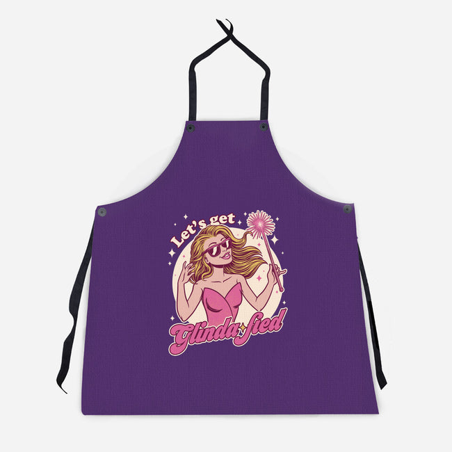 Glamour Pink Witch-Unisex-Kitchen-Apron-Studio Mootant