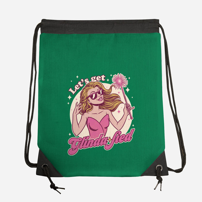 Glamour Pink Witch-None-Drawstring-Bag-Studio Mootant