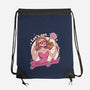 Glamour Pink Witch-None-Drawstring-Bag-Studio Mootant