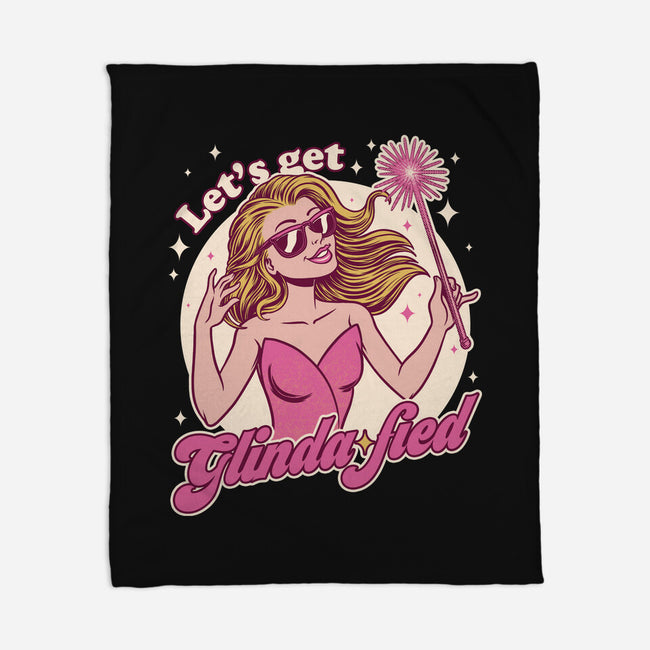 Glamour Pink Witch-None-Fleece-Blanket-Studio Mootant