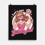 Glamour Pink Witch-None-Matte-Poster-Studio Mootant