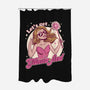 Glamour Pink Witch-None-Polyester-Shower Curtain-Studio Mootant