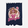 Glamour Pink Witch-None-Polyester-Shower Curtain-Studio Mootant