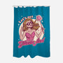 Glamour Pink Witch-None-Polyester-Shower Curtain-Studio Mootant