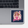 Glamour Pink Witch-None-Glossy-Sticker-Studio Mootant