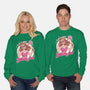 Glamour Pink Witch-Unisex-Crew Neck-Sweatshirt-Studio Mootant